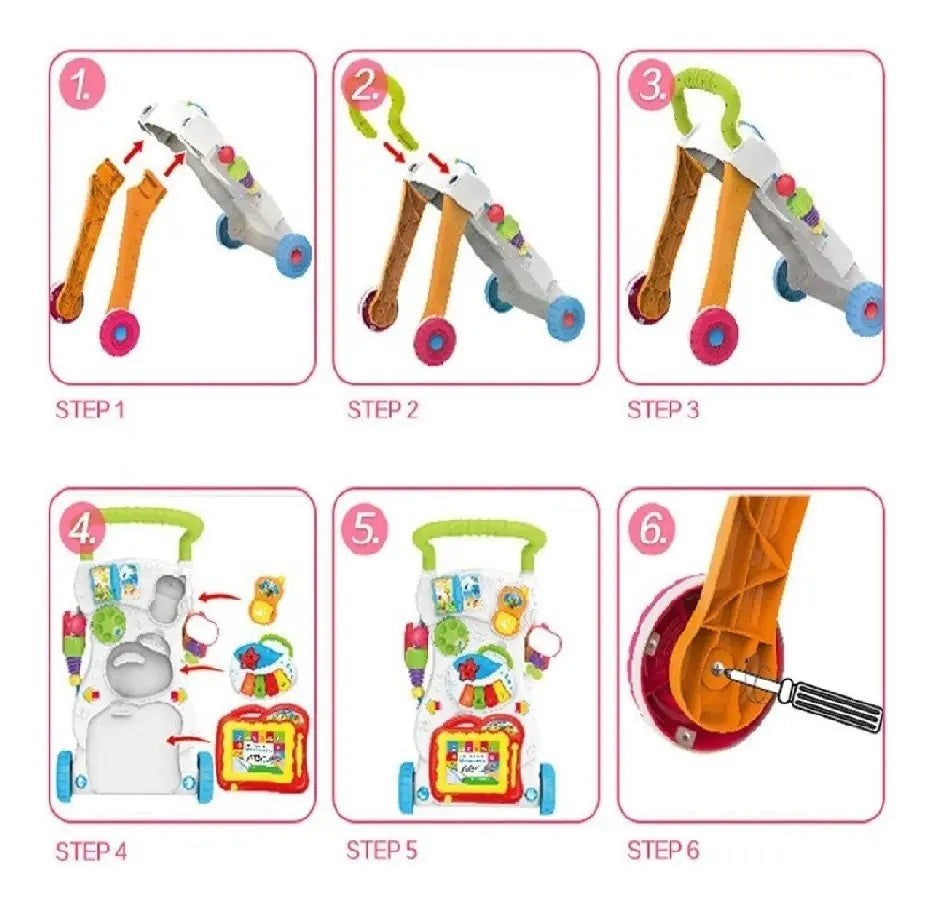 Corre Pasillo, Caminadora Infantil Primeros Pasos Musical