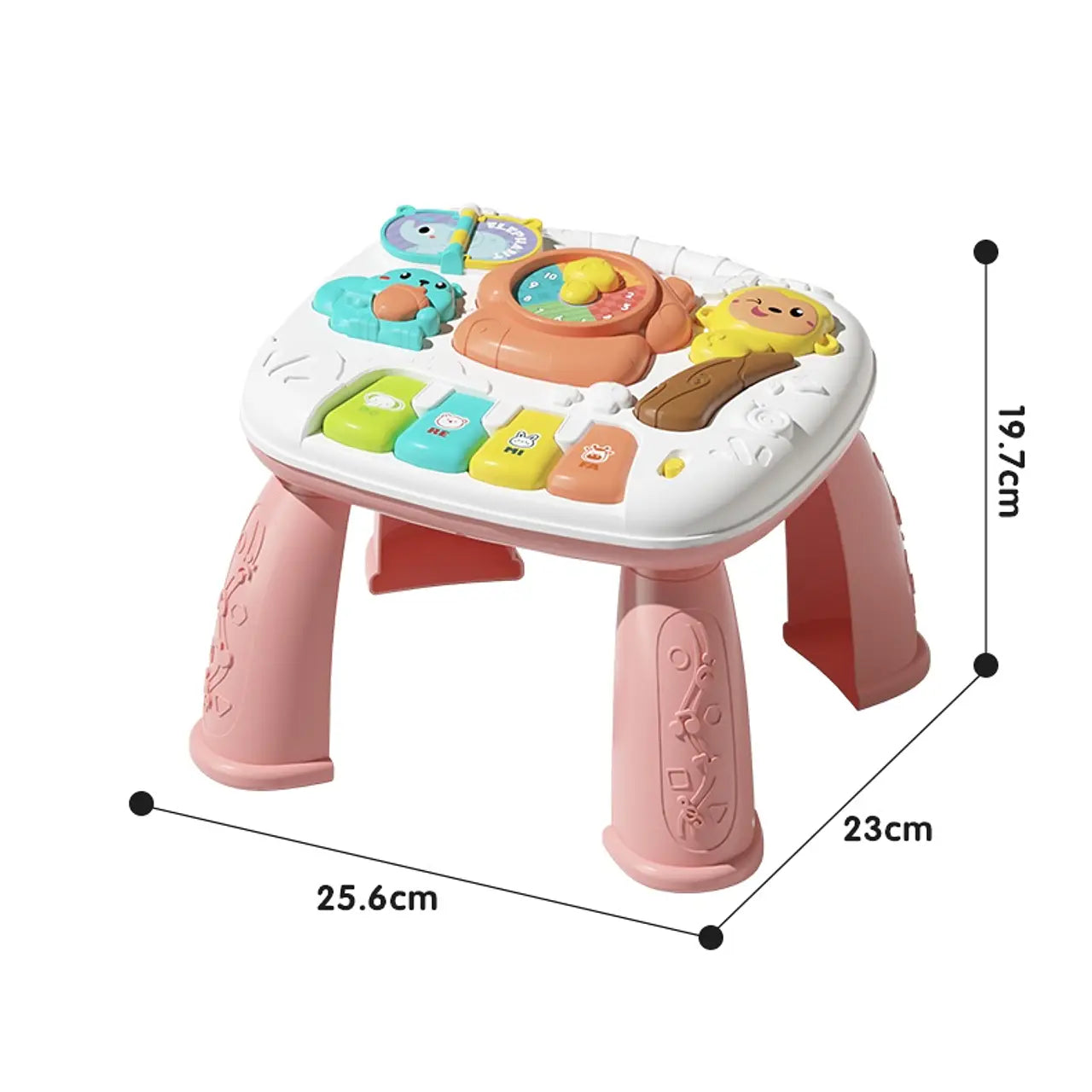 Mesa De Aprendizaje Musical 3 En 1 Luces Sonidos 6-24 Meses
