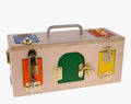 Caja de cerraduras Montessori