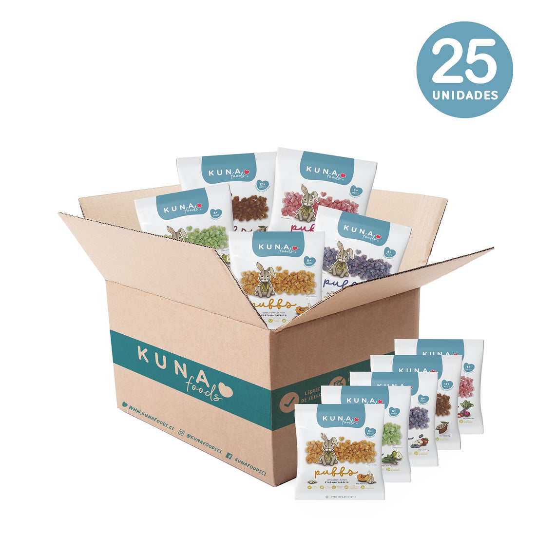 Caja Surtida Puffs Individual (+12 meses)