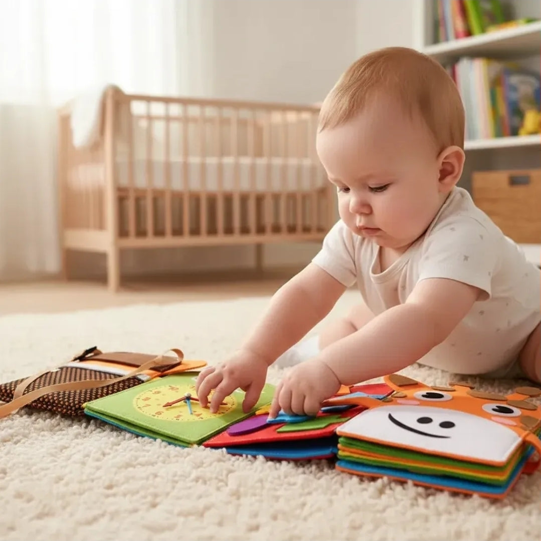 Libro Sensorial Jirafa Estimulación Temprana Desarrollo Cognitivo