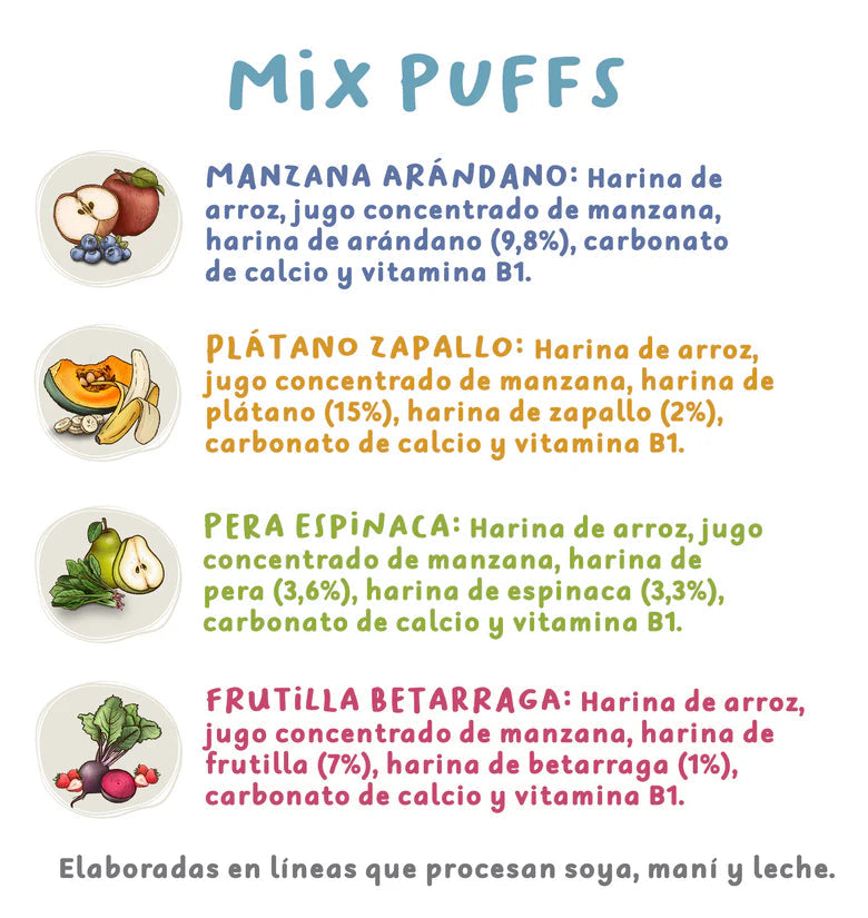 Mix Puffs Individual (+8 meses)