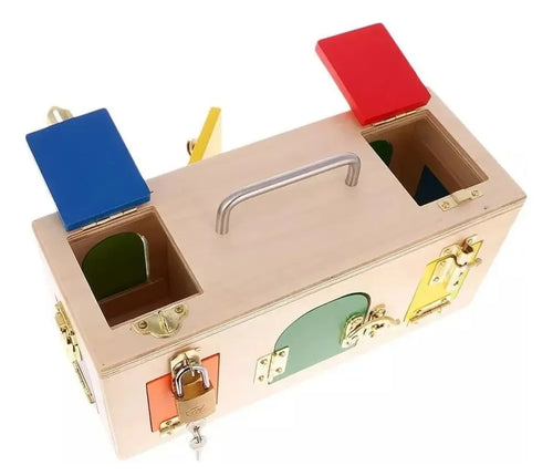 Caja de cerraduras Montessori
