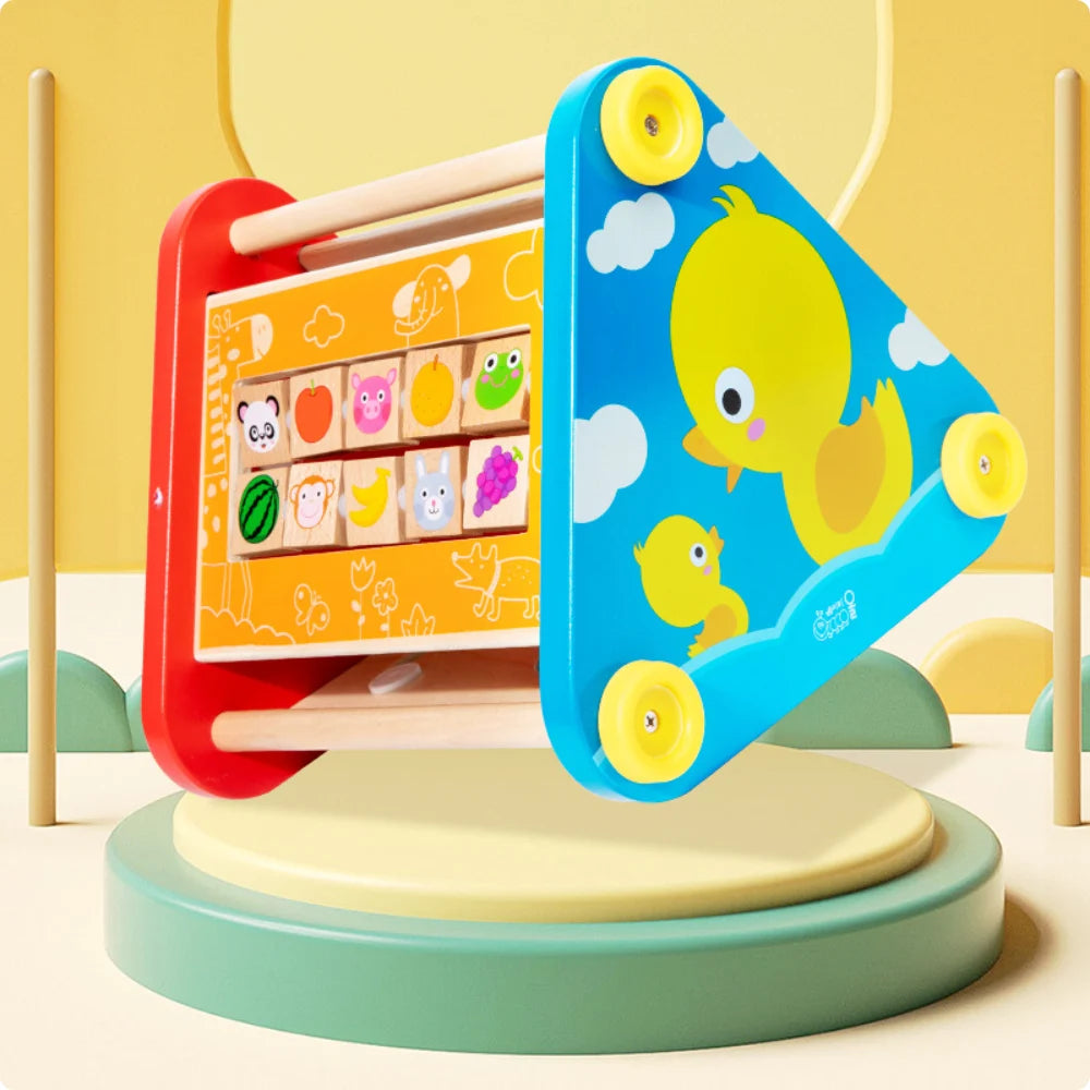 JUEGO DE ENCAJE MULTIFUNCIONAL DE MADERA MONTESSORI