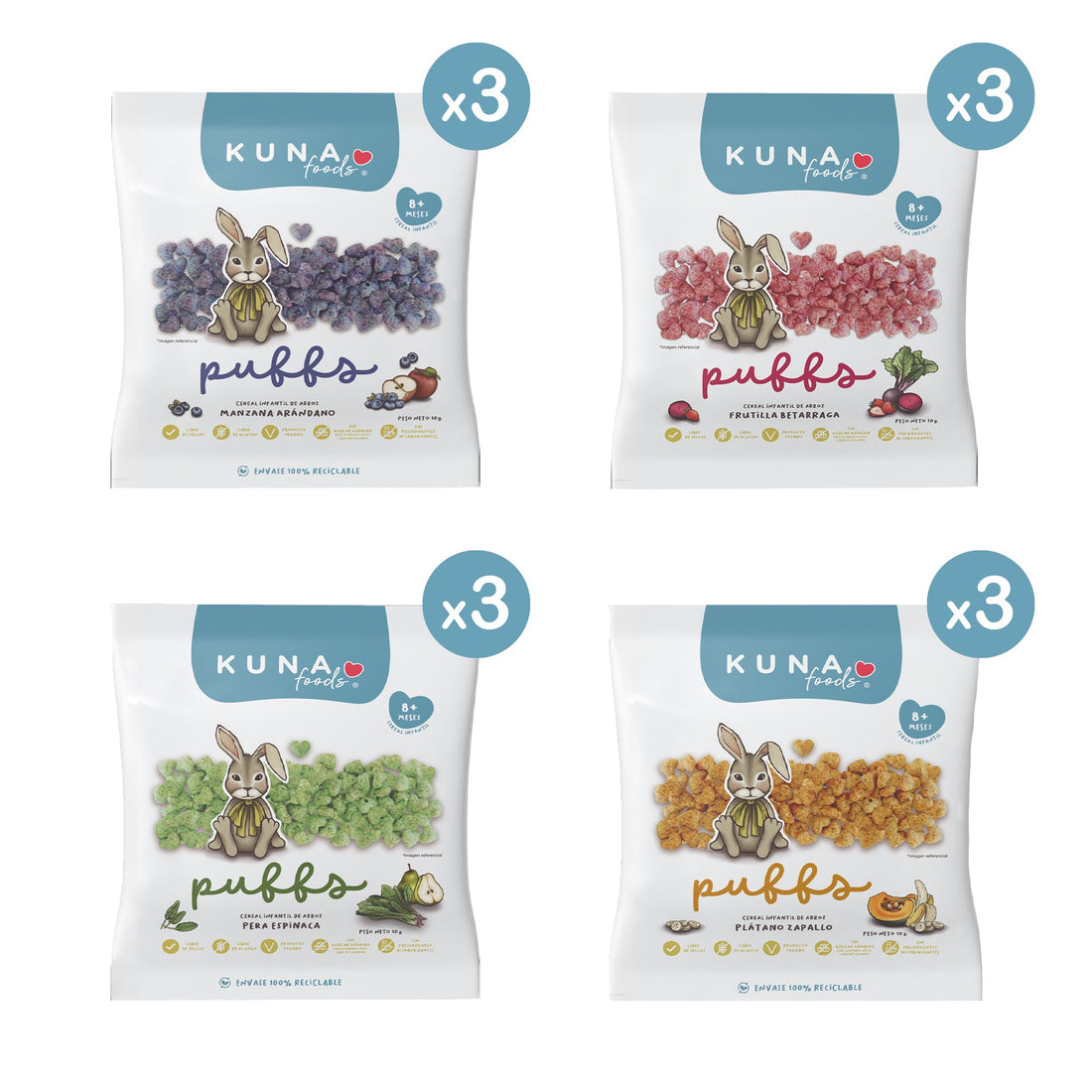 Mix Puffs Individual (+8 meses)