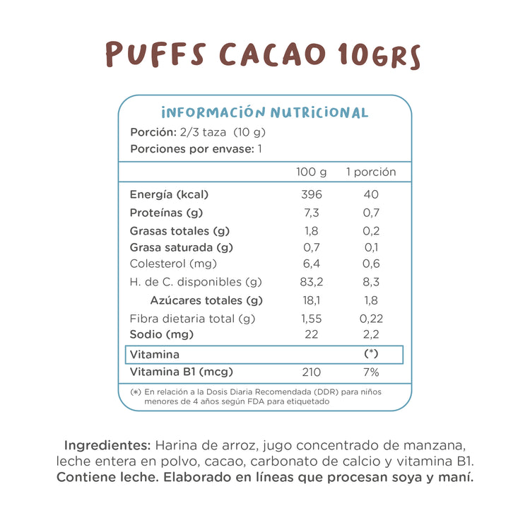 Puffs Cacao Individual